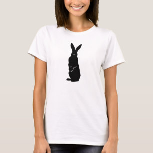 307x307 Rabbit Silhouette T Shirts Amp Shirt Designs Zazzle