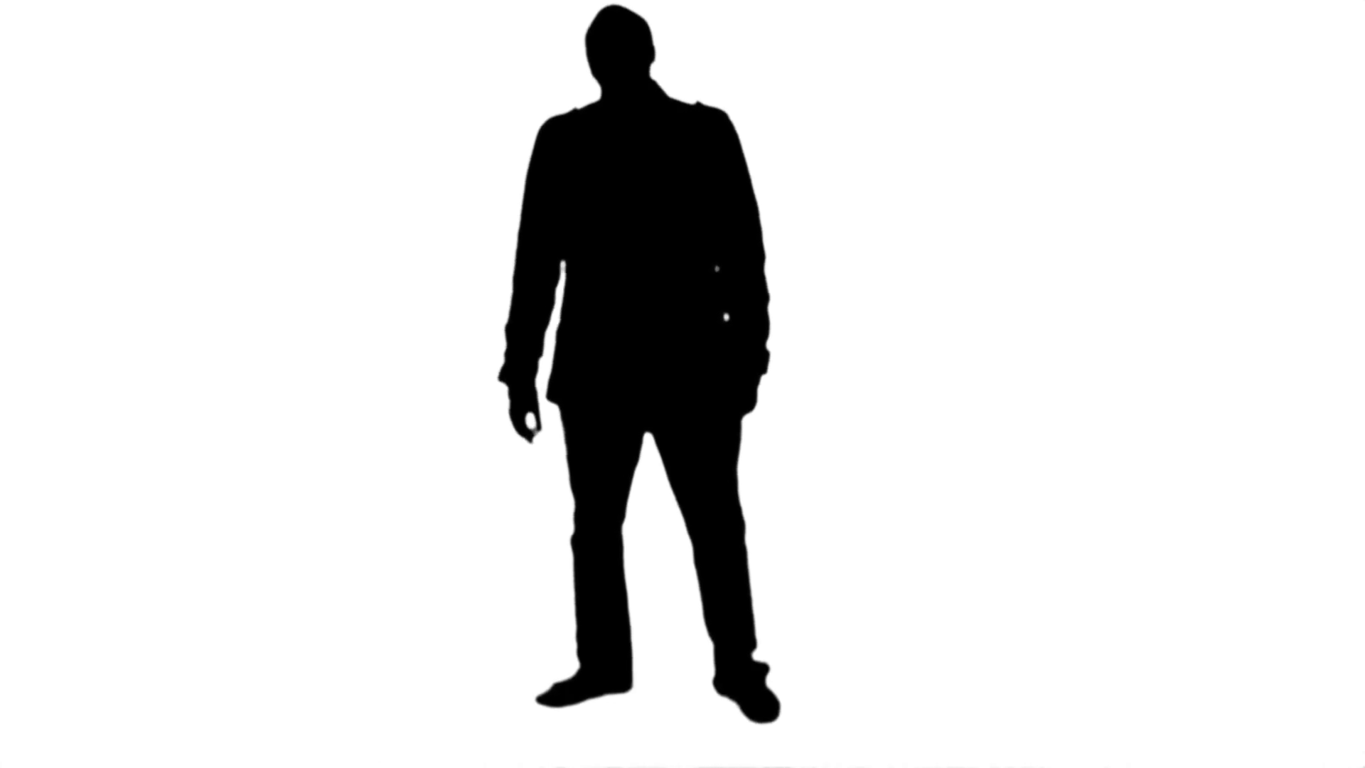 Standing Man Silhouette at GetDrawings | Free download