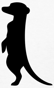190x311 Meerkat Standing Silhouette By Azza1070 Spreadshirt