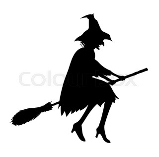 320x316 Silhouette Of The Female Witch Standing Near The Water During Dark