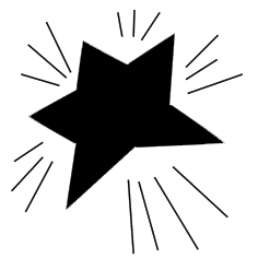 236x236 Star Clipart Silhouette