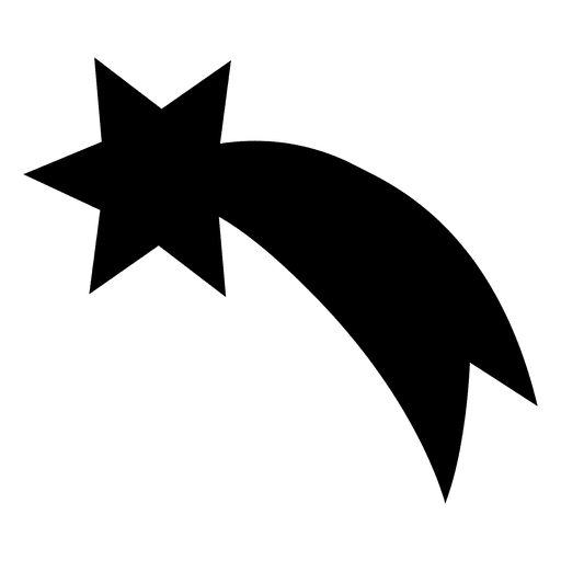 512x512 Shooting Star Silhouette 05
