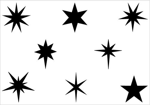 501x352 Decorate Your Graphics With These Christmas Stars, Download