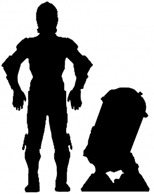 300x377 Star Wars Droids C3po R2d2 Car Or Truck Window Decal Sticker