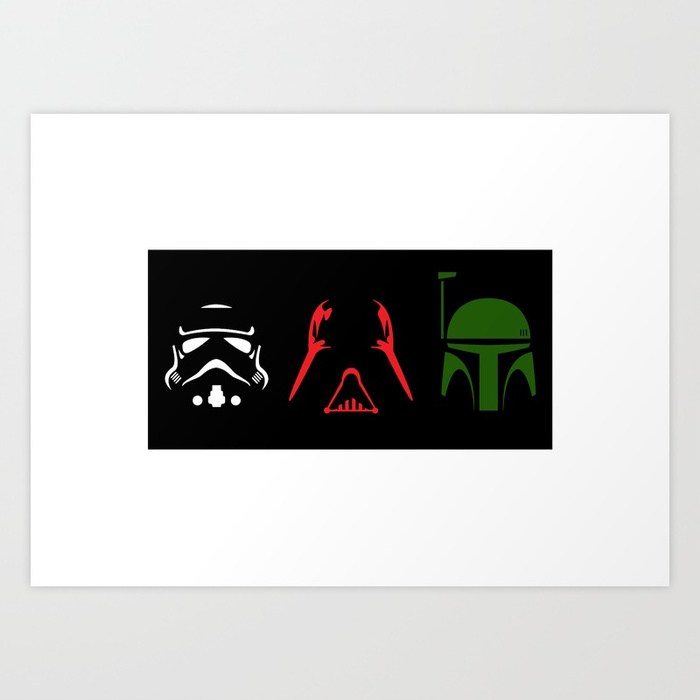 700x700 Star Wars Silhouettes Art Print By Tanman1 Society6