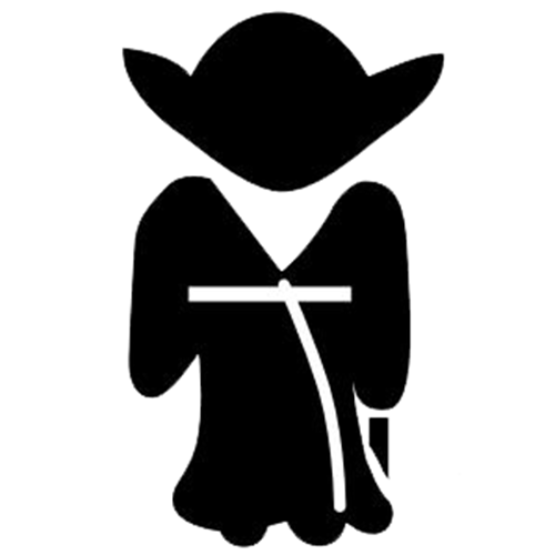 500x500 Star Wars Yoda Die Cut Vinyl Decal Pv374 Window, Star And Star