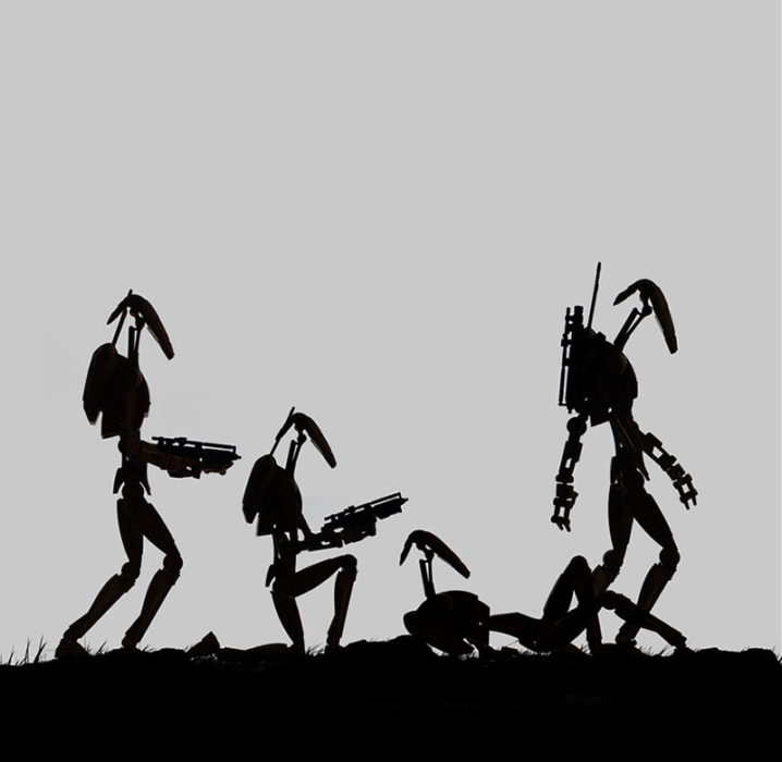 718x700 These Star Wars Artworks Were Made By Photographing Action Figures