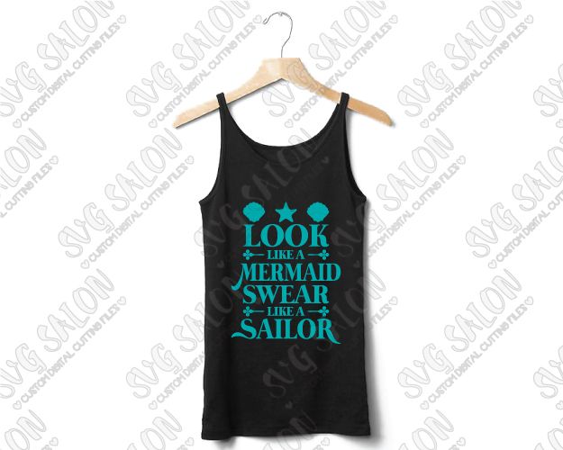 625x500 Look Like A Mermaid Swear Like A Sailor Seashell And Starfish