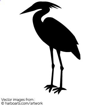 335x355 Download Heron Silhouette