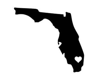 340x270 Florida Car Decal Etsy