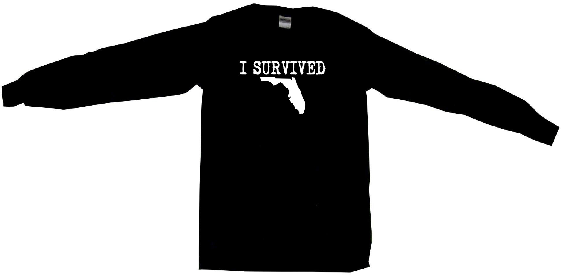 1947x953 I Survived State Of Florida Silhouette Womens Tee Shirt Pick Size