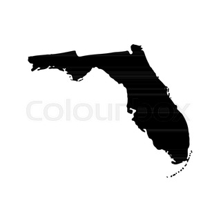 320x320 Usa Country Black Silhouette And With Flag On Background, Isolated