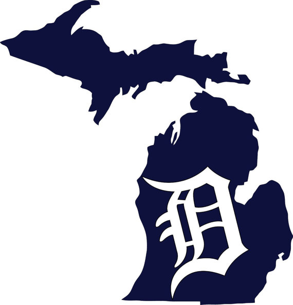 570x594 Detroit Tigers Old English D State Of Michigan
