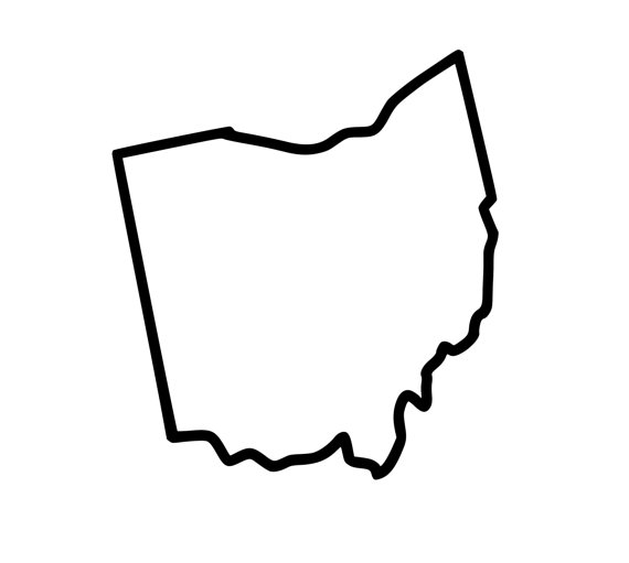 State Of Ohio Silhouette at GetDrawings | Free download