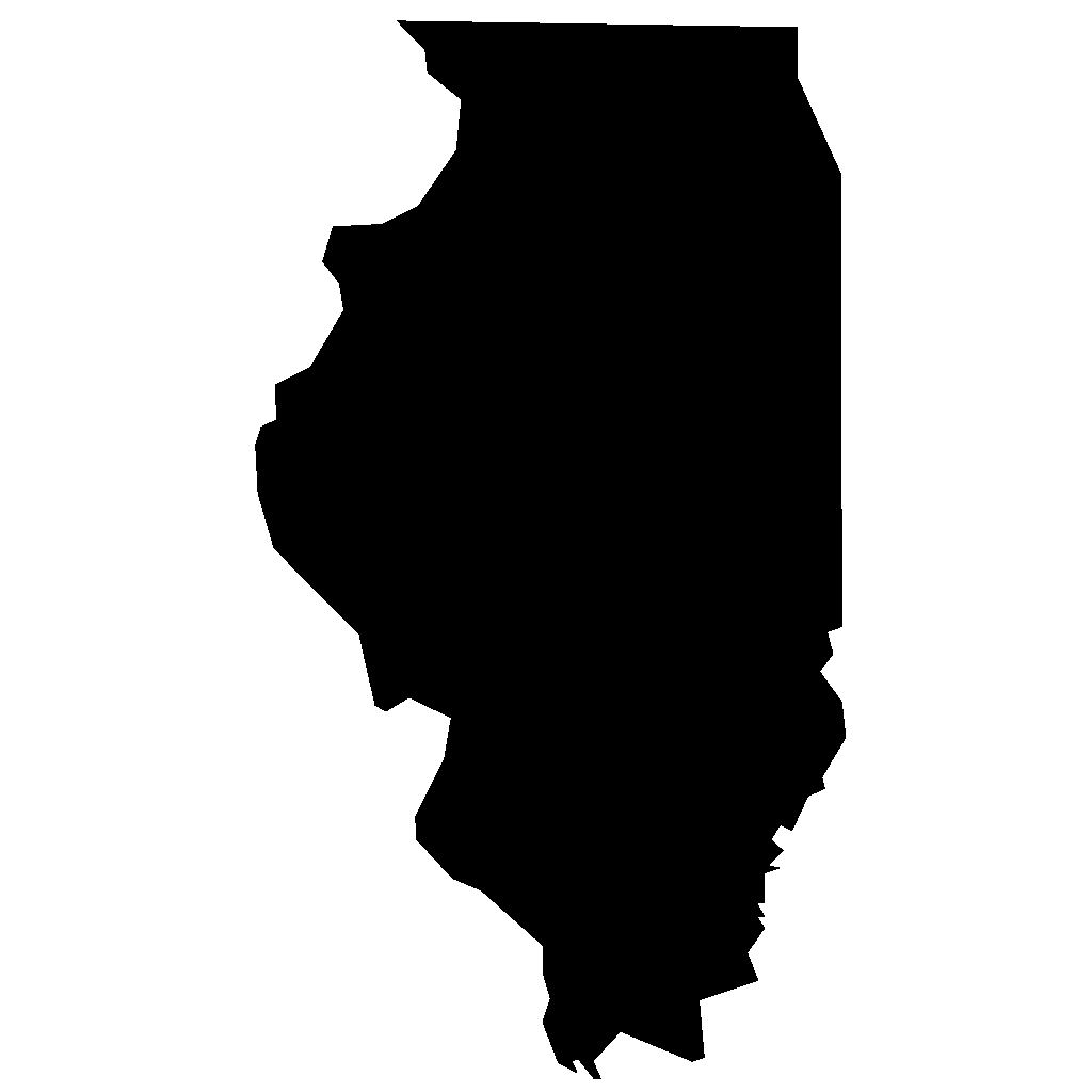 1024x1024 Free State Of Illinois Clipart