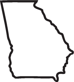 262x289 Georgia Outline. Crafts Amp Projects Outlines