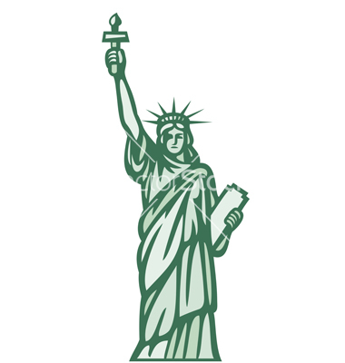 380x400 Statue Of Liberty Silhouette Clipart