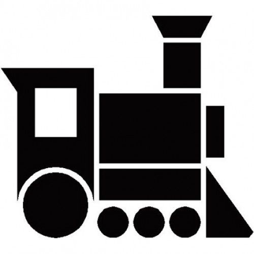 500x500 Steam Train Silhouette Polar Express Silhouettes