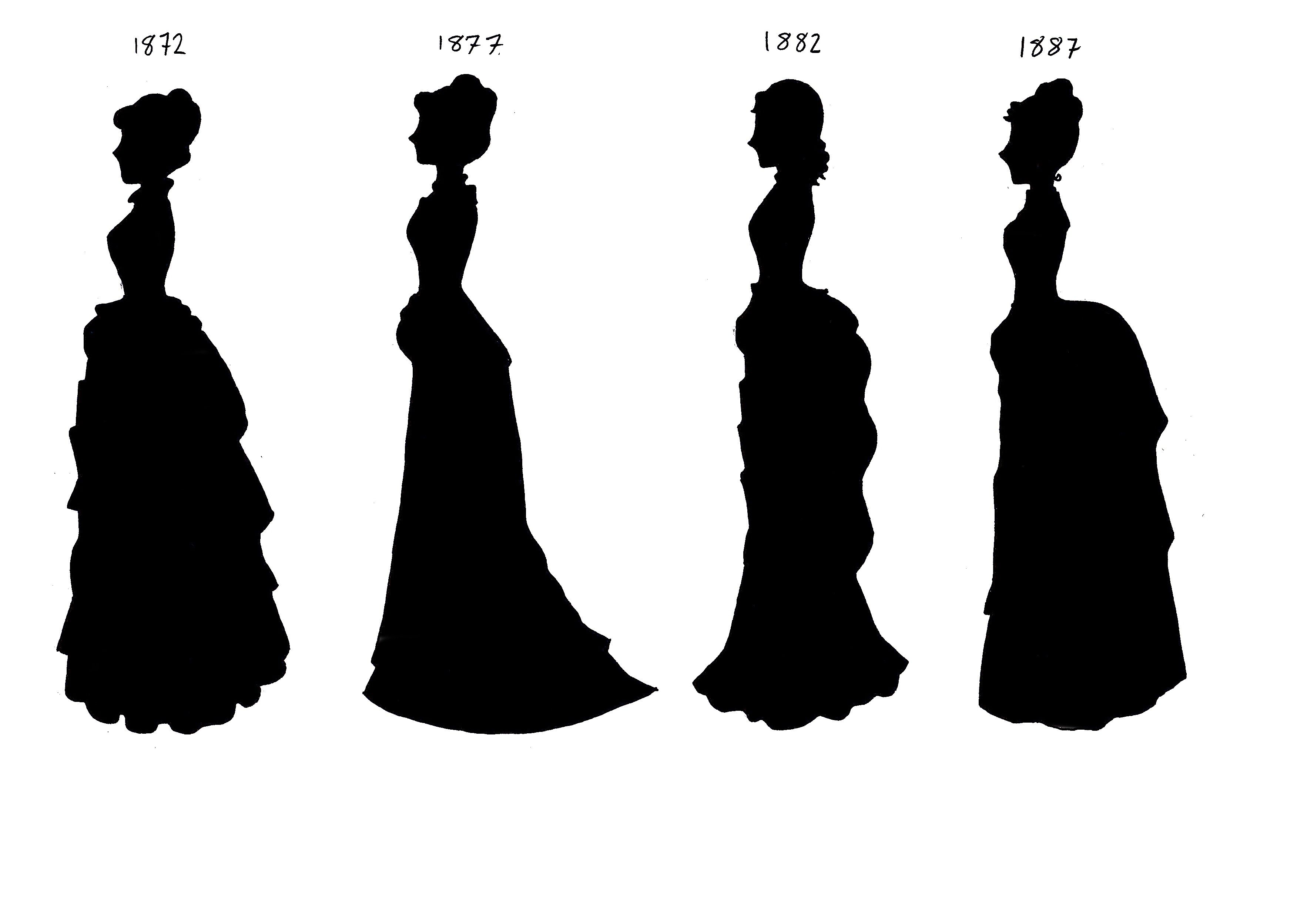 3504x2496 Victorian Silhouettes 1872 87 Back In The Day Fashion