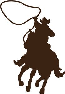 209x300 Steer Wrestling Decal