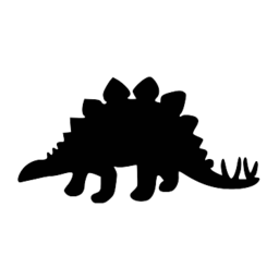256x257 Stegosaurus Svg Picture Free Silhouette Cameo Cut Files