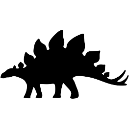 263x262 Stegosaurus Silhouette Dinosaur Toys Silhouettes