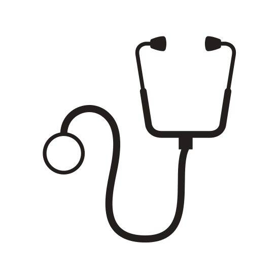 Stethoscope Silhouette at GetDrawings | Free download