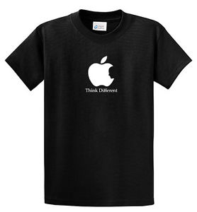 278x300 New Steve Jobs Silhouette Think Different T Shirt Tee,apple Logo