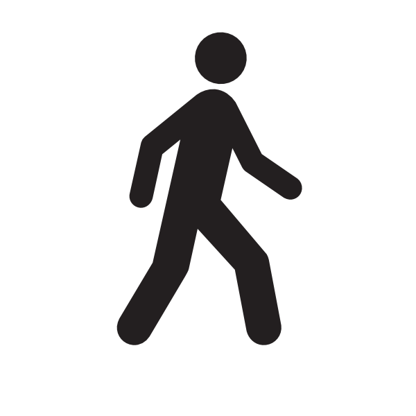 600x600 Hiking Clipart Stick Figure