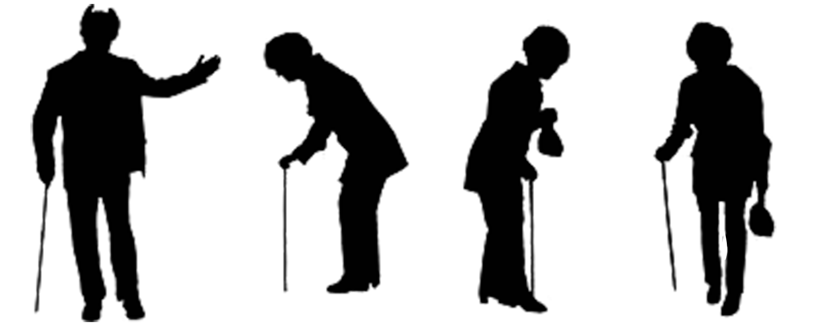 1667x666 Silhouette Old Age Illustration