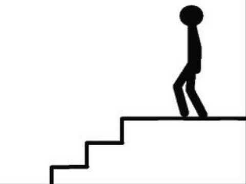 480x360 Stairs Clipart Stickman