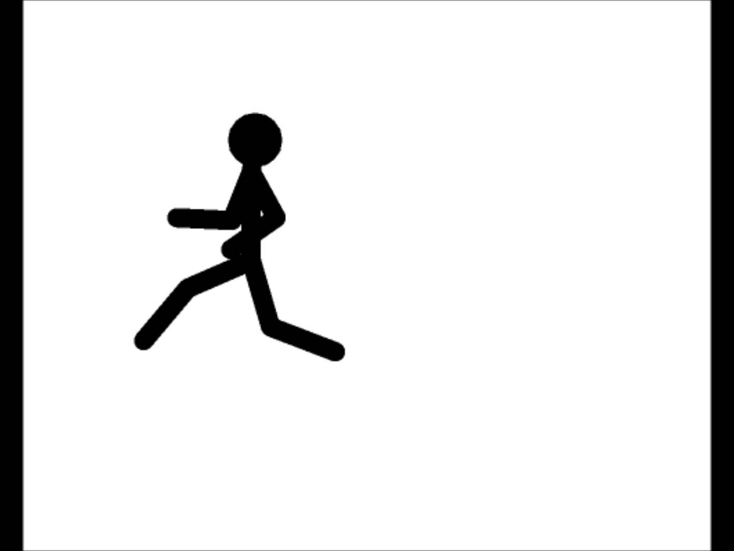 1440x1080 Stickman Running Animation