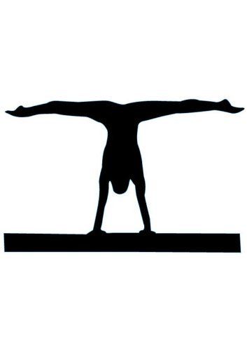 353x500 Gymnastics Silhouette