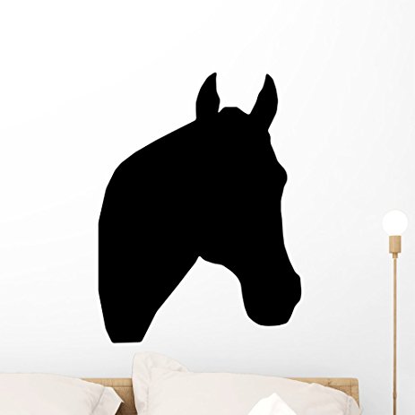 463x463 Horse Head Silhouette Wall Decal By Wallmonkeys Peel