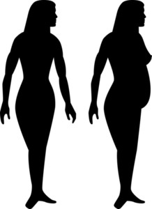 218x300 Female Stick Drawing Silhouette Royalty Free Stock Image