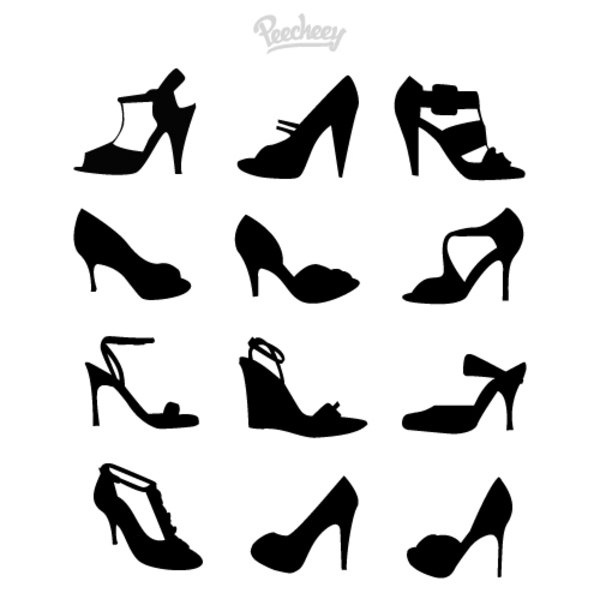 Stiletto Heels Silhouette at GetDrawings | Free download
