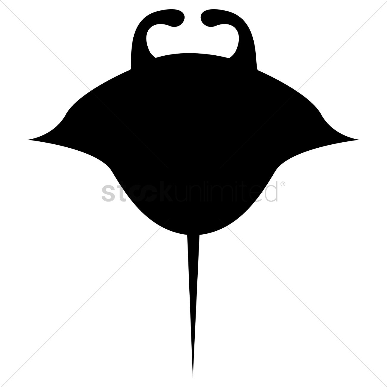 Stingray Silhouette at GetDrawings | Free download