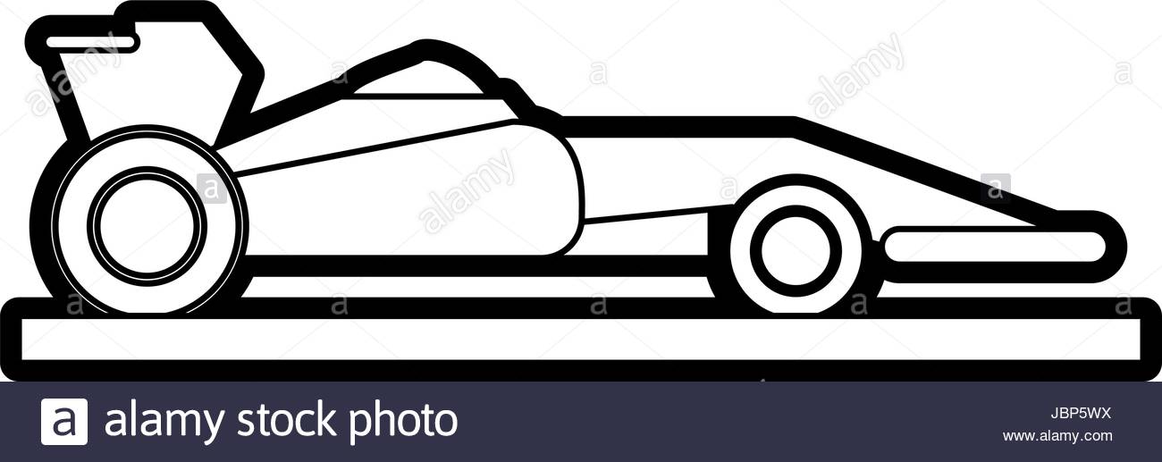 1300x517 Race Car Silhouette Illustration Stock Vector Art Amp Illustration