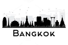 Stockholm Skyline Silhouette