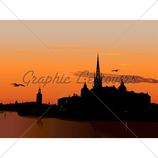 325x325 Skyline Stockholm Gl Stock Images