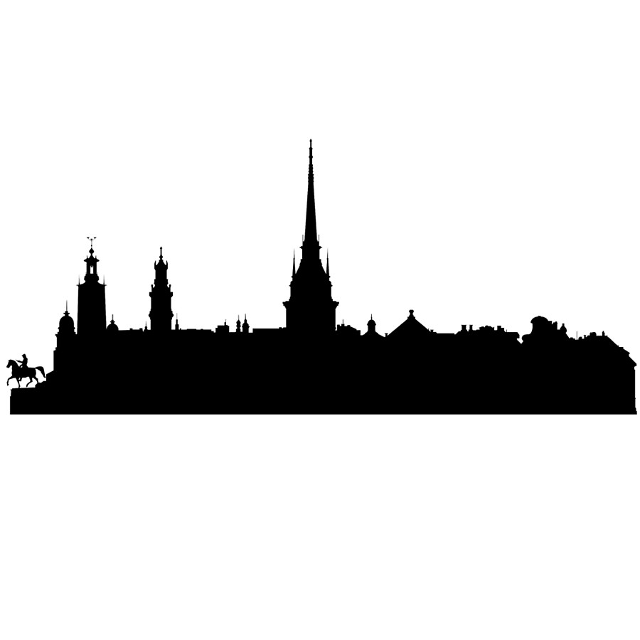 900x900 Stockholm Skyline Clocks By Maximgertsen Redbubble