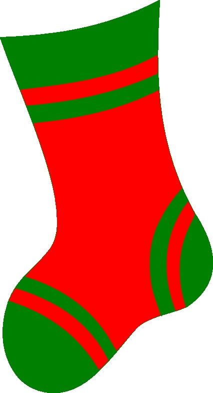 426x785 Stocking Clipart Silhouette