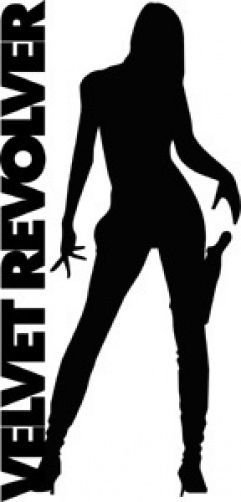 241x502 Velvet Revolver Vinyl Cut Sticker Silhouette Logo Velvet