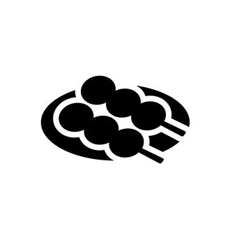 340x340 Free Silhouette Vector Dumplings, Stone