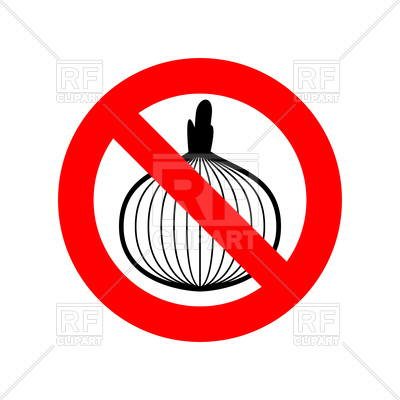 400x400 Stop Onion Sign
