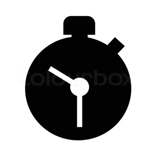 320x320 Stopwatch Time Icon Stock Vector Colourbox