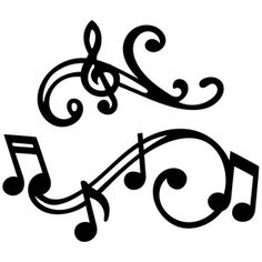 236x236 Musical Heart Silhouette Design, Silhouettes And Store