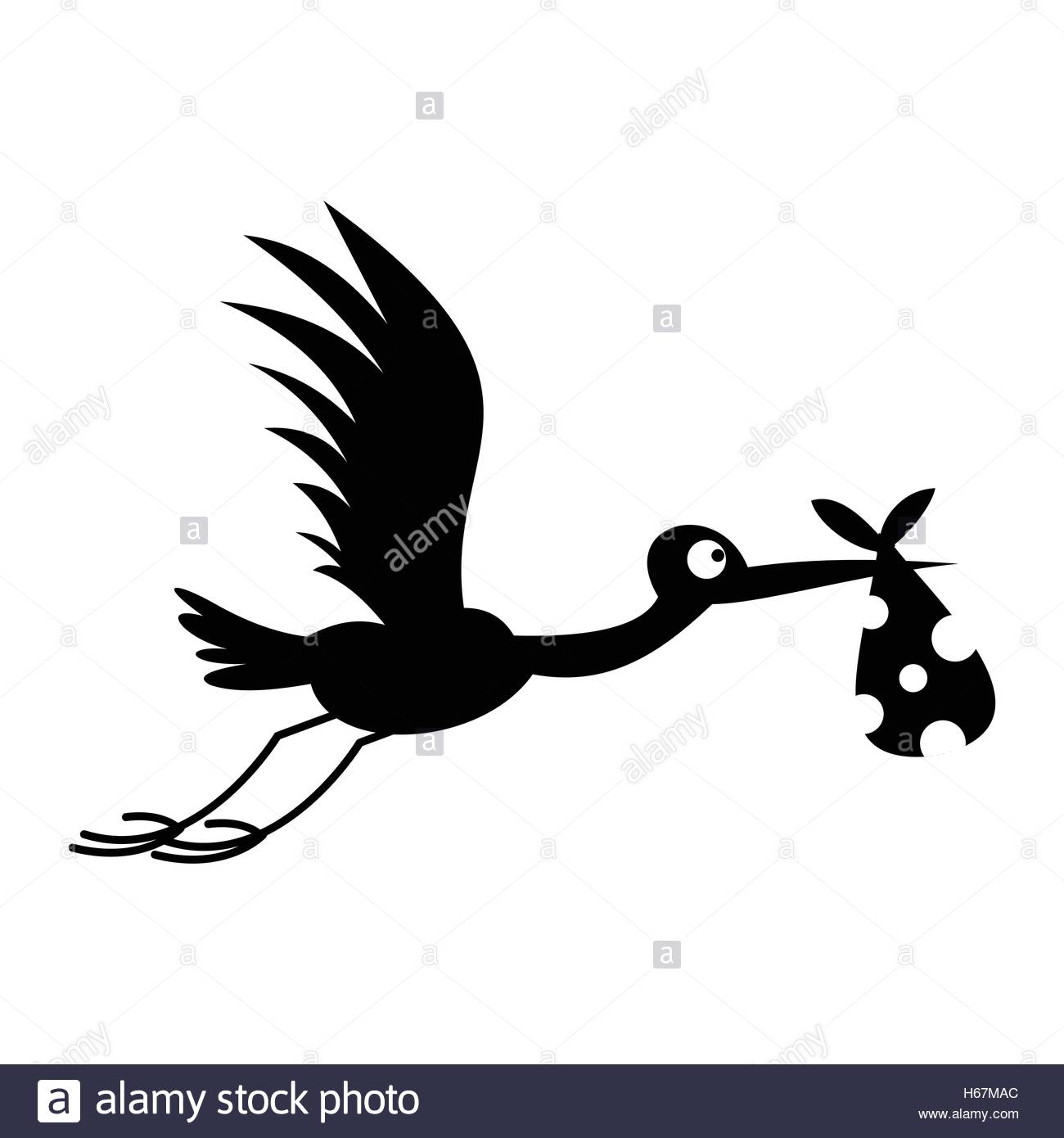 1300x1390 Stork Baby Simple Icon Stock Vector Art Amp Illustration, Vector