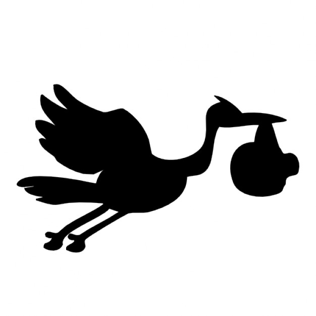 626x626 Flying Stork Baby Icons Free Download