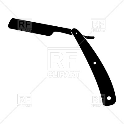 Straight Razor Silhouette at GetDrawings | Free download